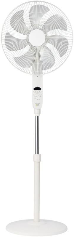 アピックス(APIX INTL) リモコン付きDCフロアー扇風機 リビング 扇 静音 electric fan リモコン付 7枚羽根(直径約40cm) 風量12段階 上下左右首振り タイマー付 モード風(2種類) AFL-286R