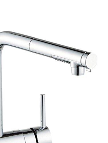 GROHE シングルレバーキッチン混合栓 JP351600 クローム シングルレバーキッチン混合栓（スーパースチール）｜製品情報