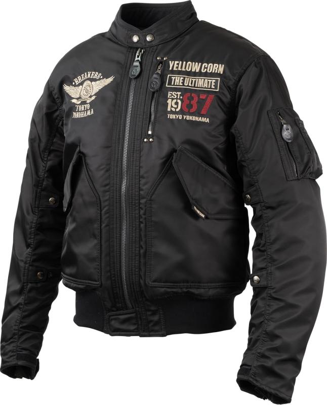 楽天市場】イエローコーン YB-3309 ウインタージャケット BK/GM