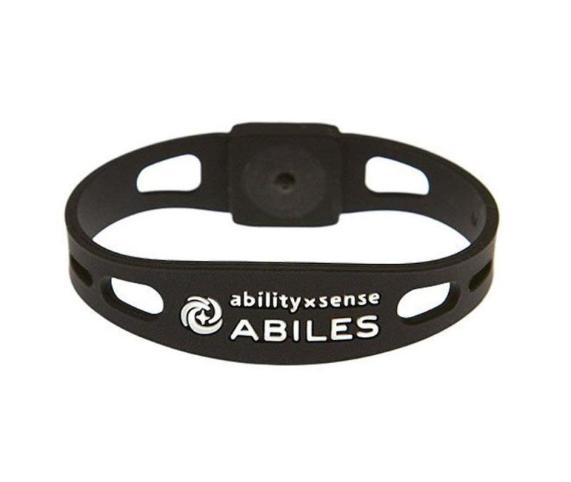 ABILES(アビリス) PLUS ブレスレット/アンクレット ブラック M (18cm) 440312