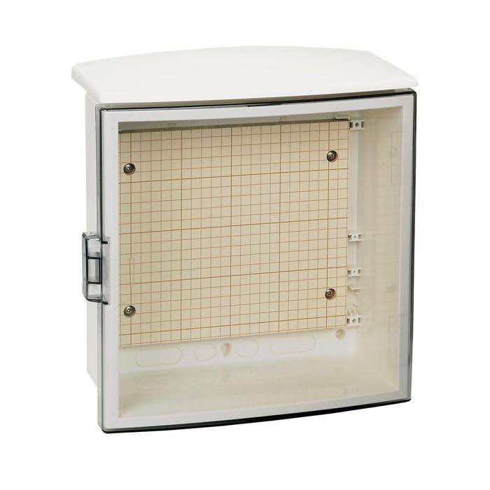 河村電器 プラボックス 屋根付 ABS樹脂製 スモークアクリルドア付 ボデークリーム色 SPNO 5030-18T 10,527円