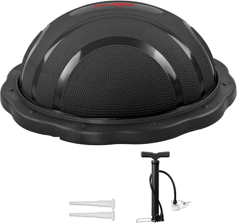 イエスフォーオール(Yes4All) ハーフバランスボール バランスボール半円 耐荷重400kg 付属品付き バランス及び筋トレ用 運動
