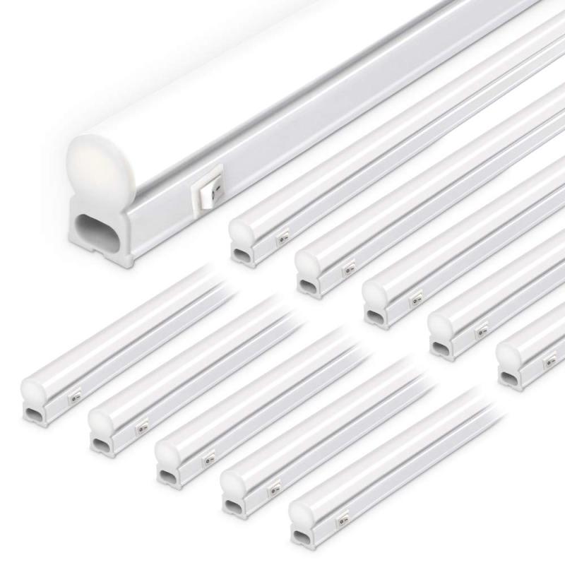 【スイッチ付器具一体型LED蛍光灯】長さ117cm 6000K昼光色 2200ルーメン 消費電力20W 配線工事不要 AC電源コード2m 連結コード付属 9,887円