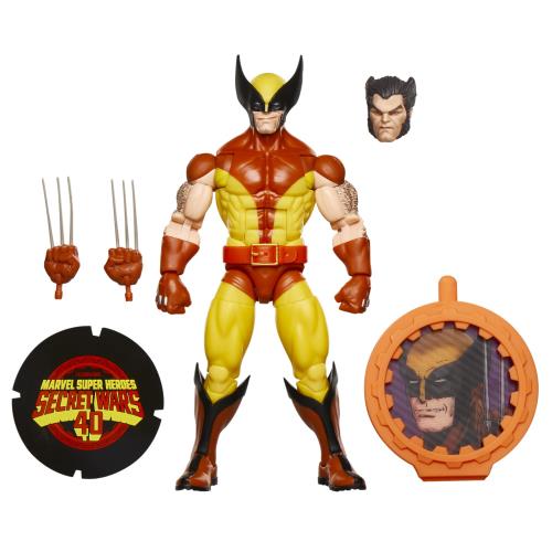 ハズブロ（Hasbro）MARVEL マーベルレジェンド・シリーズ ウルヴァリン、X-MEN レトロ マーベル コミックス シークレット・ウォーズ コレクタブル 6インチ アクションフィギュア シールド付属 G0782 正規品画像