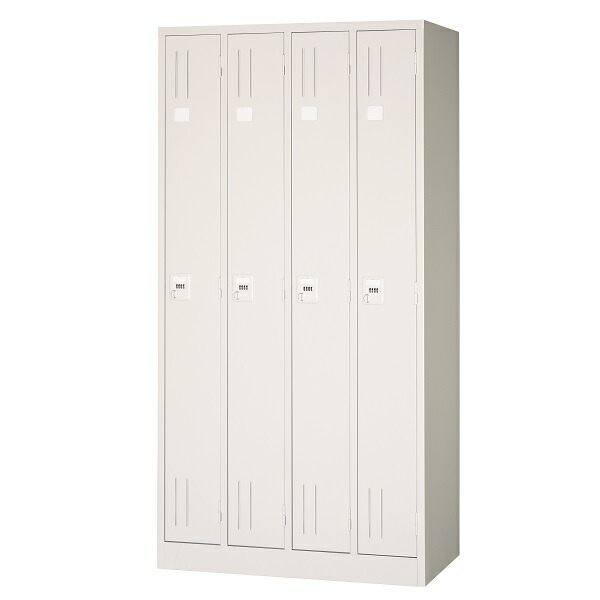 楽天市場】【ホワイト色】6人用ロッカー ダイヤル錠 手ぶらキー付 W900