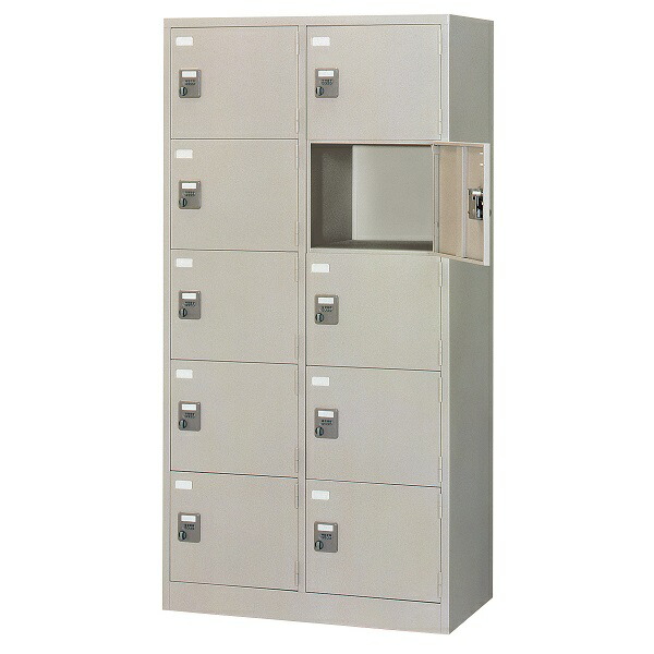 TRUSCOロッカー　ダイヤル錠 TRUSCO スタンダードロッカー 1人用 1列1段 ダイヤル錠 ホワイト WKL17