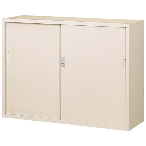 引き違い書庫 スチール戸 鍵付き W1200&times;D400&times;H880mm 法人様限定商品 [N304D]｜オフィス家具店スギハラ