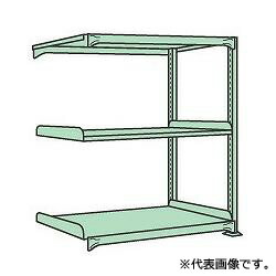 【連結型】スチール棚 中量ラック 250kg/段タイプ 高さ1200×間口1790×奥行600mm 棚板3枚 業務用ラック お客様組立 送料別 法人様限定商品