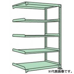 【連結型】スチール棚 中量ラック 200kg/段タイプ 高さ2400×間口1190×奥行600mm 棚板5枚 業務用ラック お客様組立 送料別 法人様限定商品