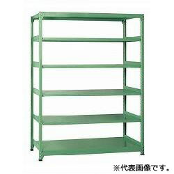 スチール棚 中量ラック 単体型 250kg/段タイプ 高さ1800×間口890(柱芯)×奥行450mm 棚板6枚 業務用ラック お客様組立 送料別 法人様限定商品