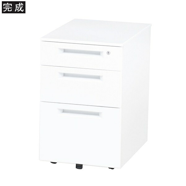 インワゴン 3段引出し W39.5×D55×H61.5cm 個人様宛配送不可 [WJ-IN3]