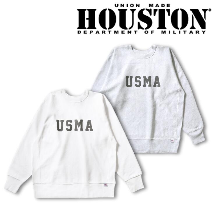 HOUSTON ヒューストン 22322 PRINT U.S. COTTON R/V SWEAT(USMA) U.S.コットンスウェットシャツ 長袖スウェット パーカー アメカジ|ジーンズ デニムの専門店 岡部屋