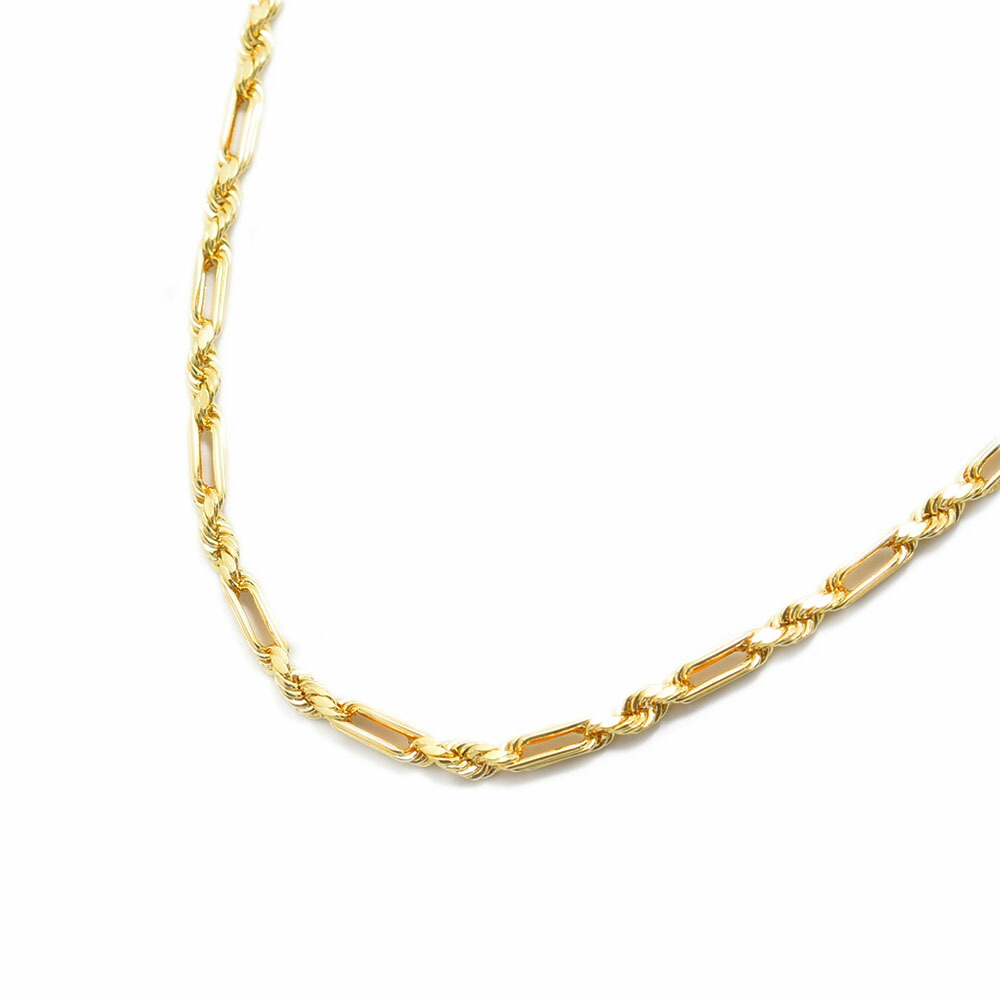 楽天市場】フィガロチェーン K18 ネックレス 5.5mm幅 60cm