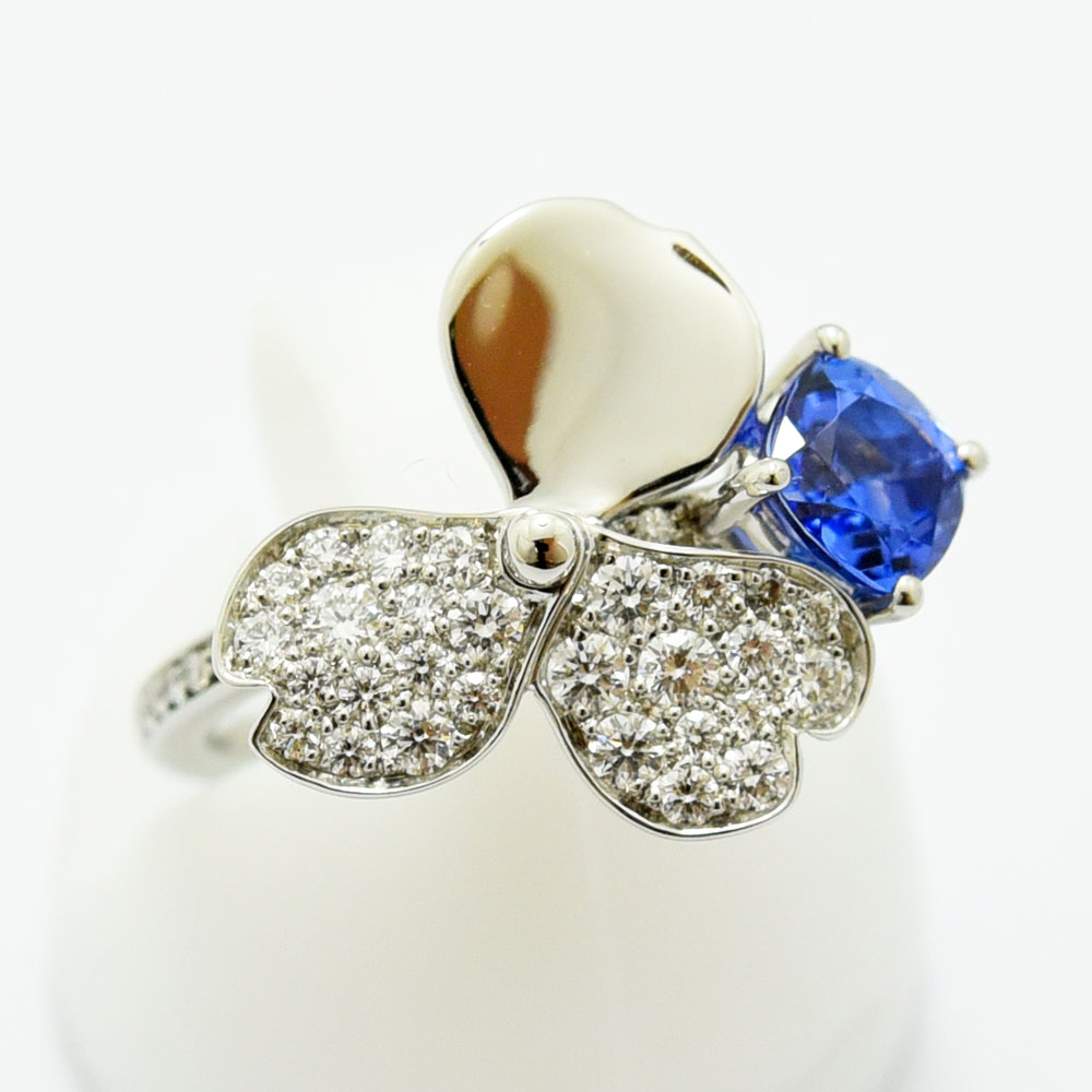 楽天市場】ティファニー 指輪 K18PG ダイヤ19P ペーパーフラワーリング