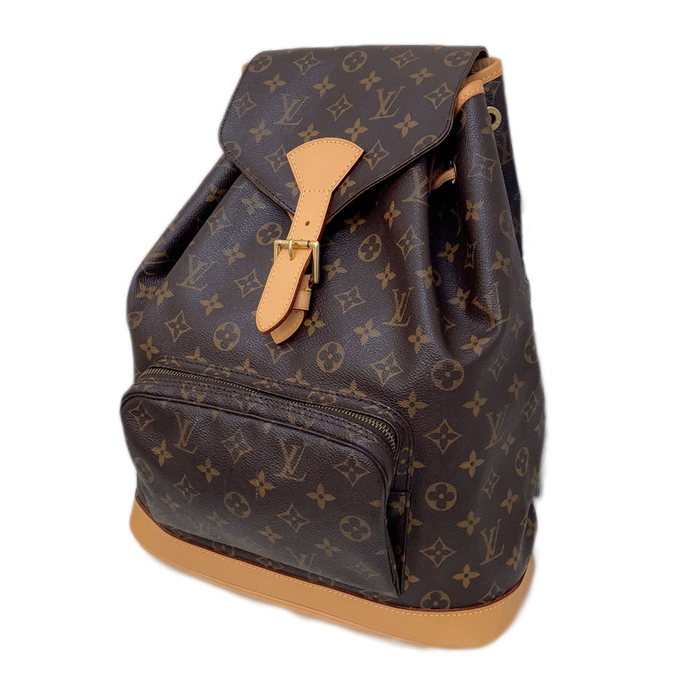 ヴィトン モン掏摸GM  LOUIS VUITTON ルイヴィトン うしろ側容器に並べる 御徒面子 M51135 モノグラム なめし革 中古