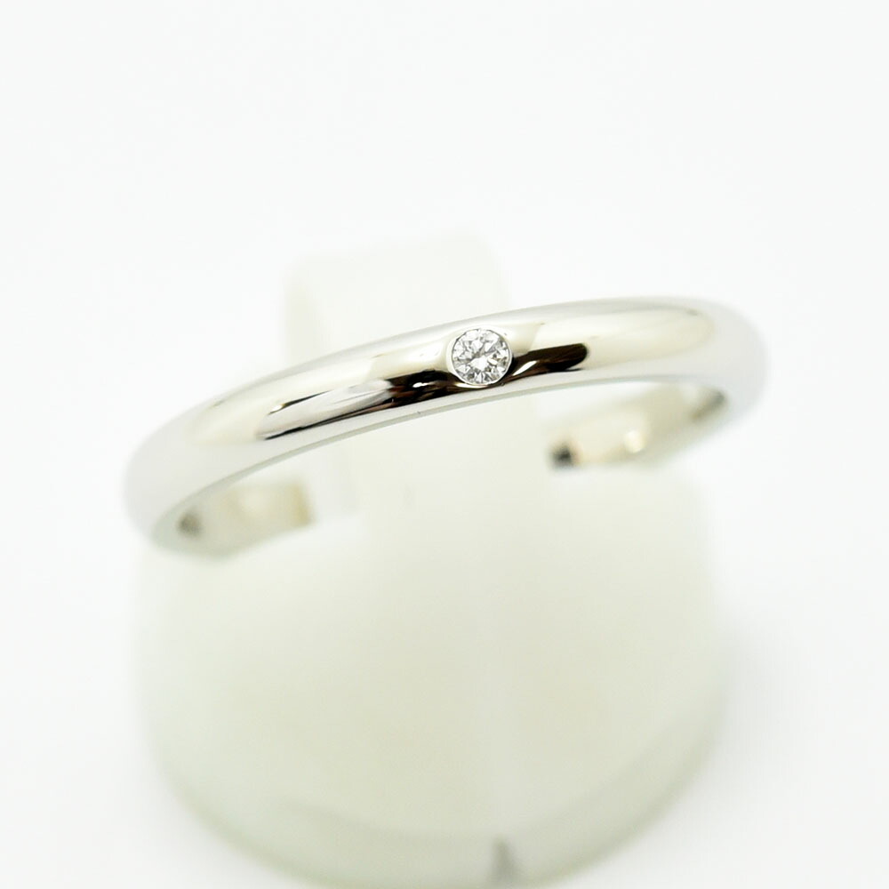 ティファニー　PT950 　ミルグレインバンド　14.5号 新品仕上げ 47180_1.jpg