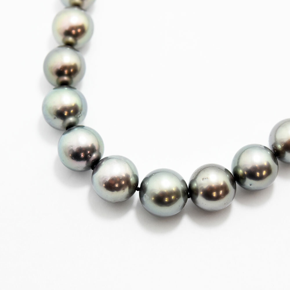 タサキ K18WG 黒蝶真珠 クロチョウ パール ネックレス&トップ シェル タサキ K18WG 黒蝶真珠 クロチョウ パール ネックレス&トップ