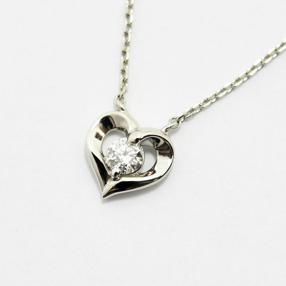 楽天市場】4℃(ヨンドシー) ネックレス ハート ダイヤモンド 18金ピンク