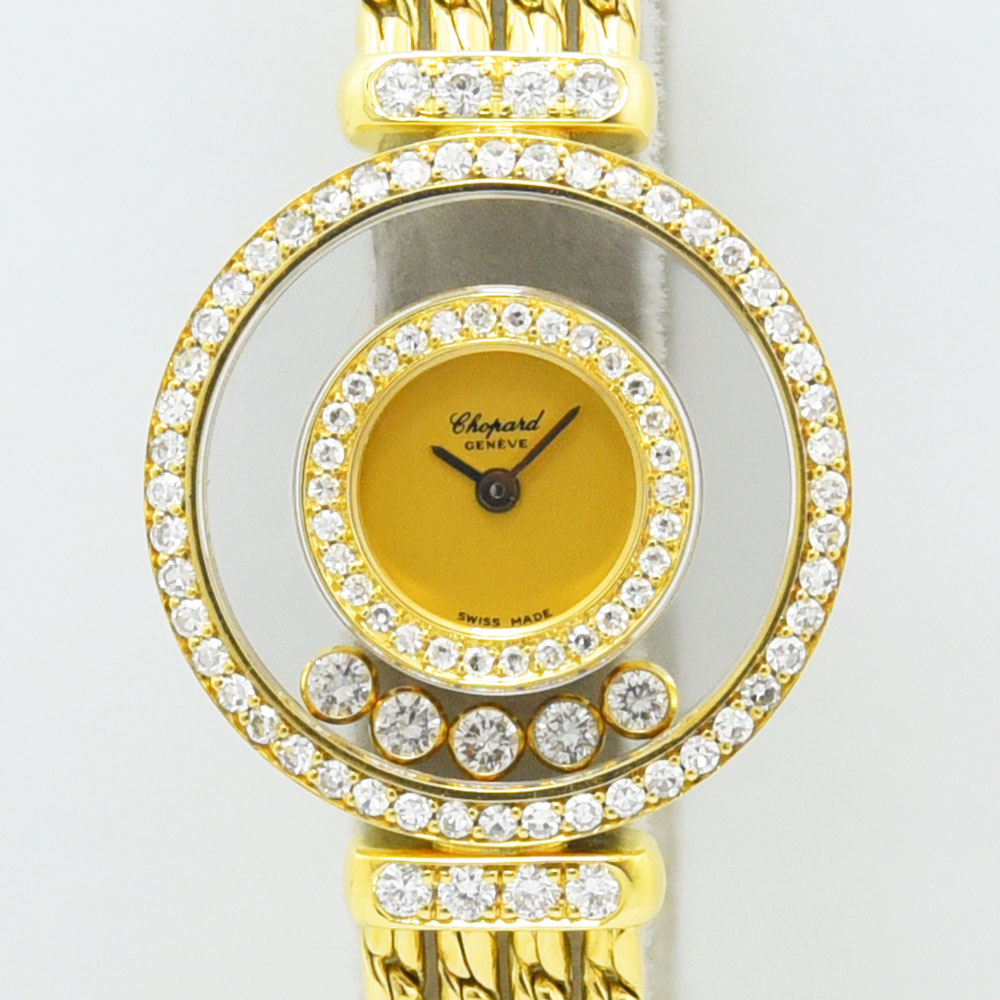 Chopard - 電池交換済 Chopard ショパール ハッピーダイヤモンド