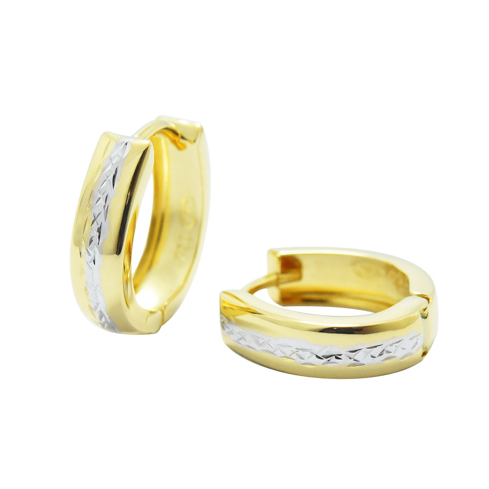 楽天市場】ピアス メンズ フープ K18 中折れ 両耳 馬蹄型 レディース