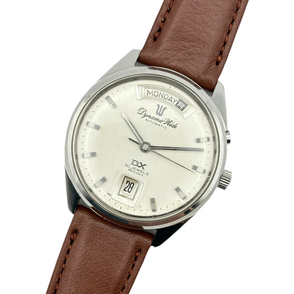 リコーダイナミックワイドデラックスウォッチ 美品】リコー ダイナミック ワイド デラックス 30石 自動巻 OH済