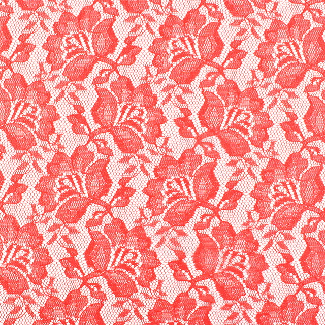 楽天市場】〔メール便対応商品〕生地 ラッセルレース（12887） 7.赤