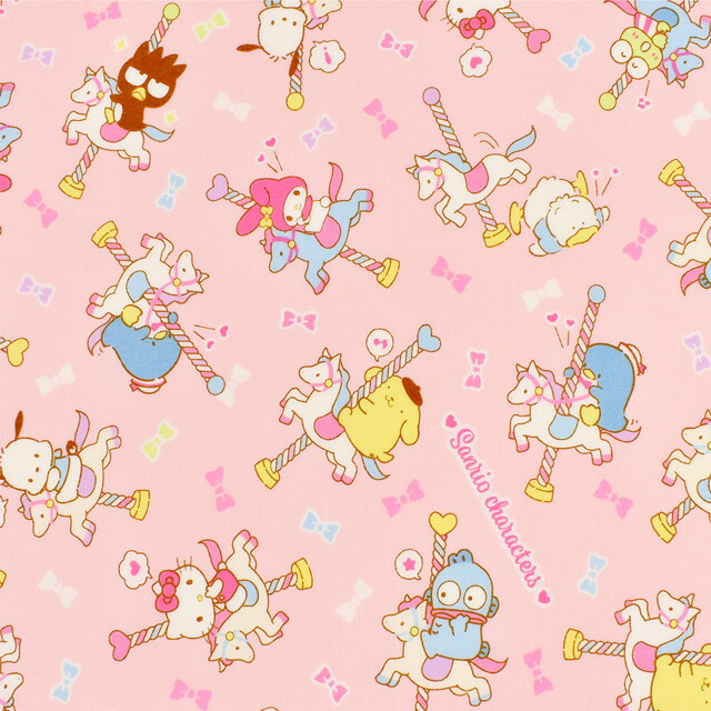 楽天市場 生地 サンリオズ シーチング G 8193 1a ピンク H K4 新宿オカダヤ楽天市場店