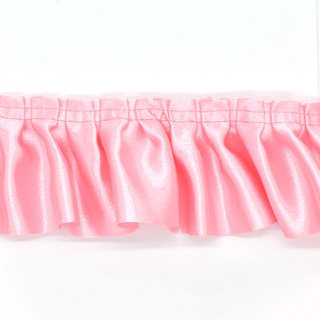 楽天市場】太幅サテンボックスフリルレース（650BF） 1.ホワイト