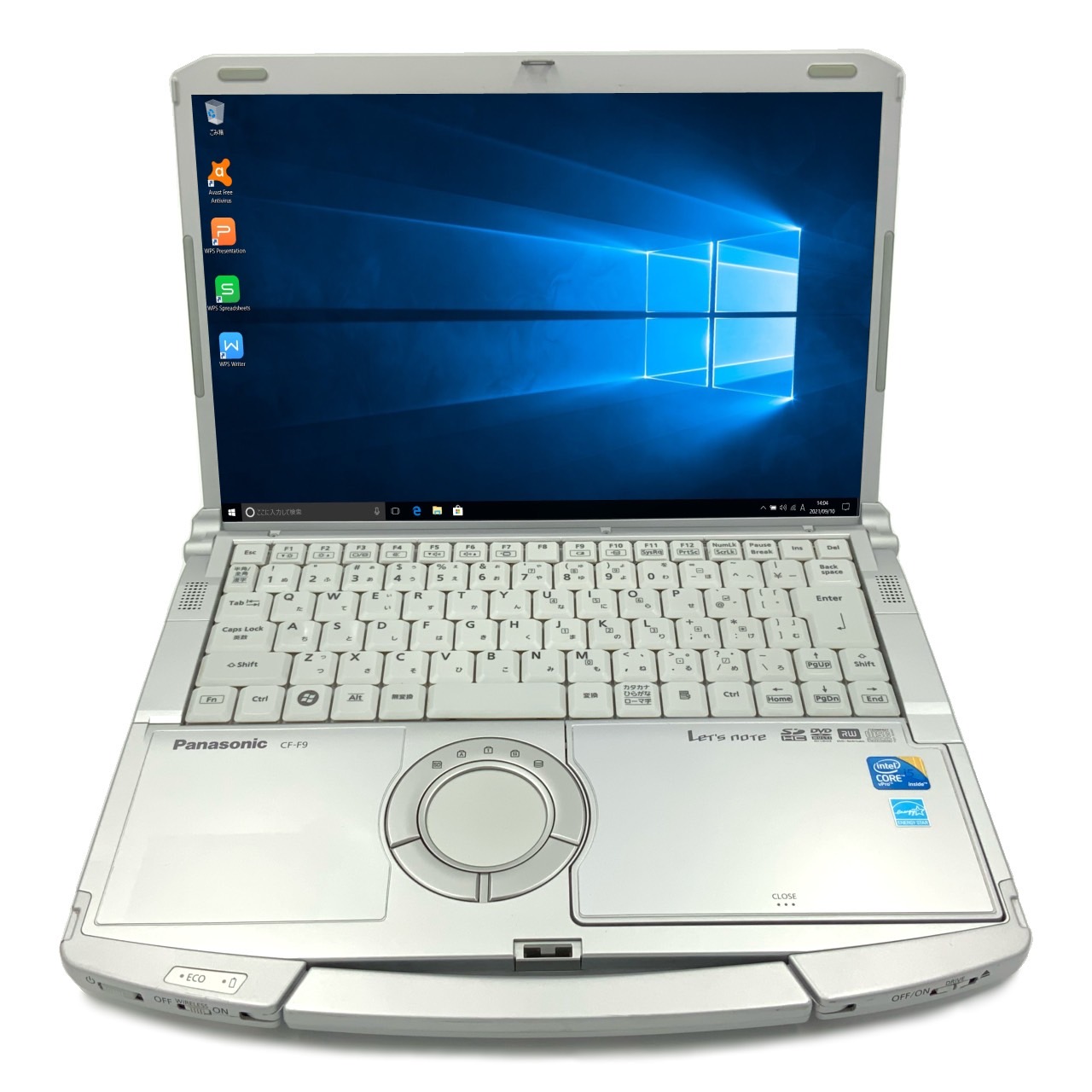 パナソニック Panasonic Let\u0027s note CF-F9 Core i5 4GB 新品SSD960GB 百貨店マルチ 無線電話ローカルエリアネットワーク Windows10 64bit WPSOffice 14.1in 中古マイコン 万覚え帳マイコン 可動性万覚え帳 Notebook 【中古】