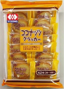 ココナッツ　12個+9個 楽天市場】NSIN ココナッツクラッカー 42枚（3枚×14袋入）×12