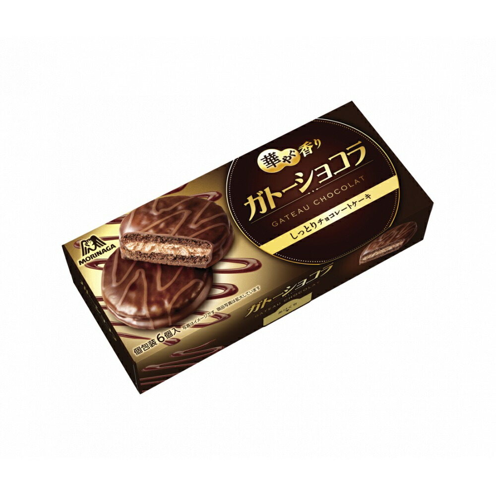 楽天市場】森永 6個 ガトーショコラ (6×5)30箱入 (ケーキ) (Y12