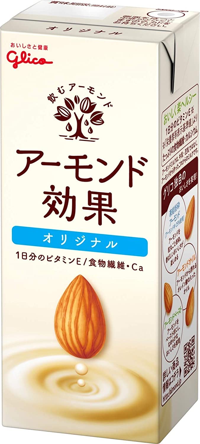 楽天市場】グリコ アーモンド効果砂糖不使用 200ml×24本【ケース