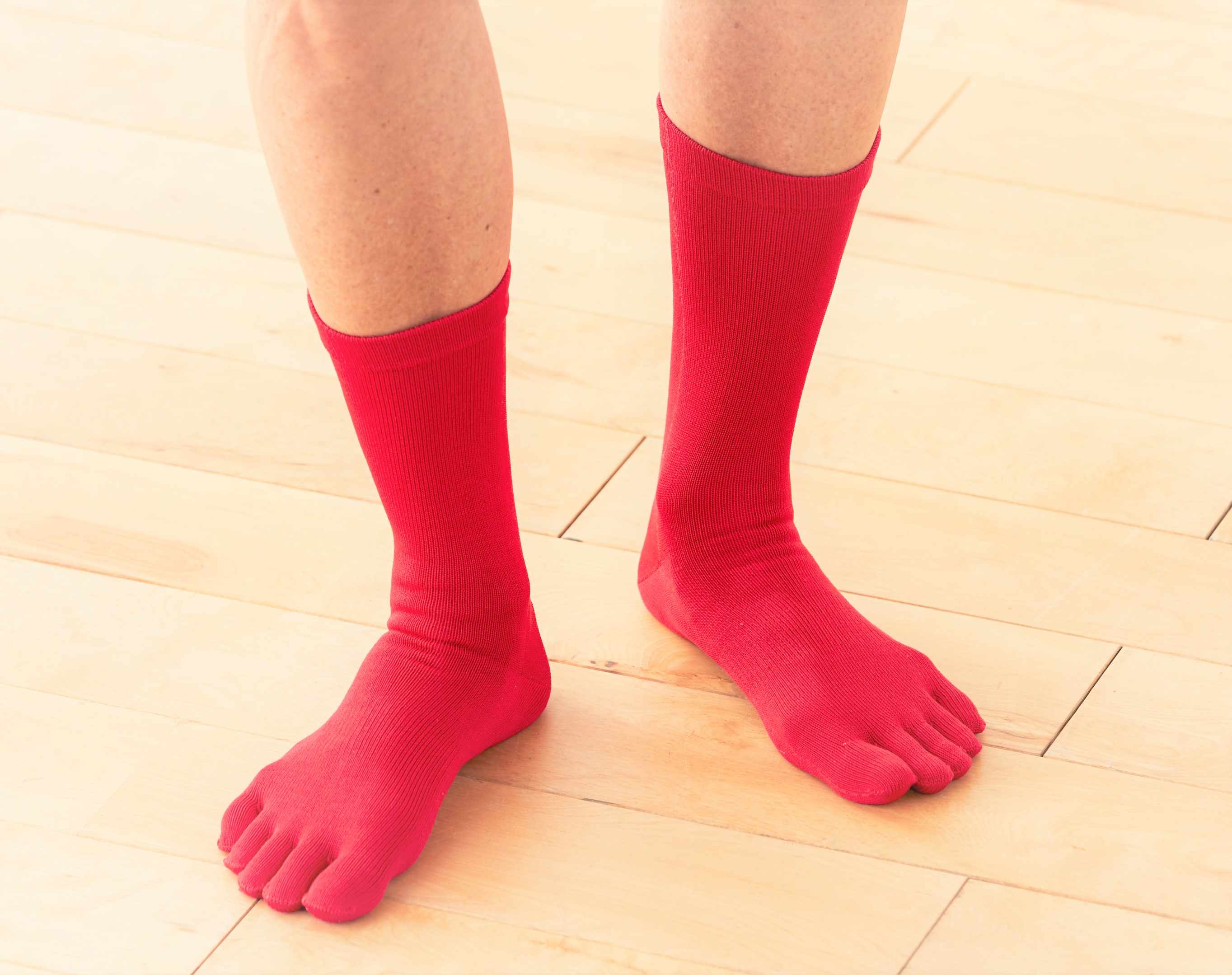 楽天市場】☆≪新生活≫攻める赤【SS-315-3p-五本指】☆五本指☆3足組