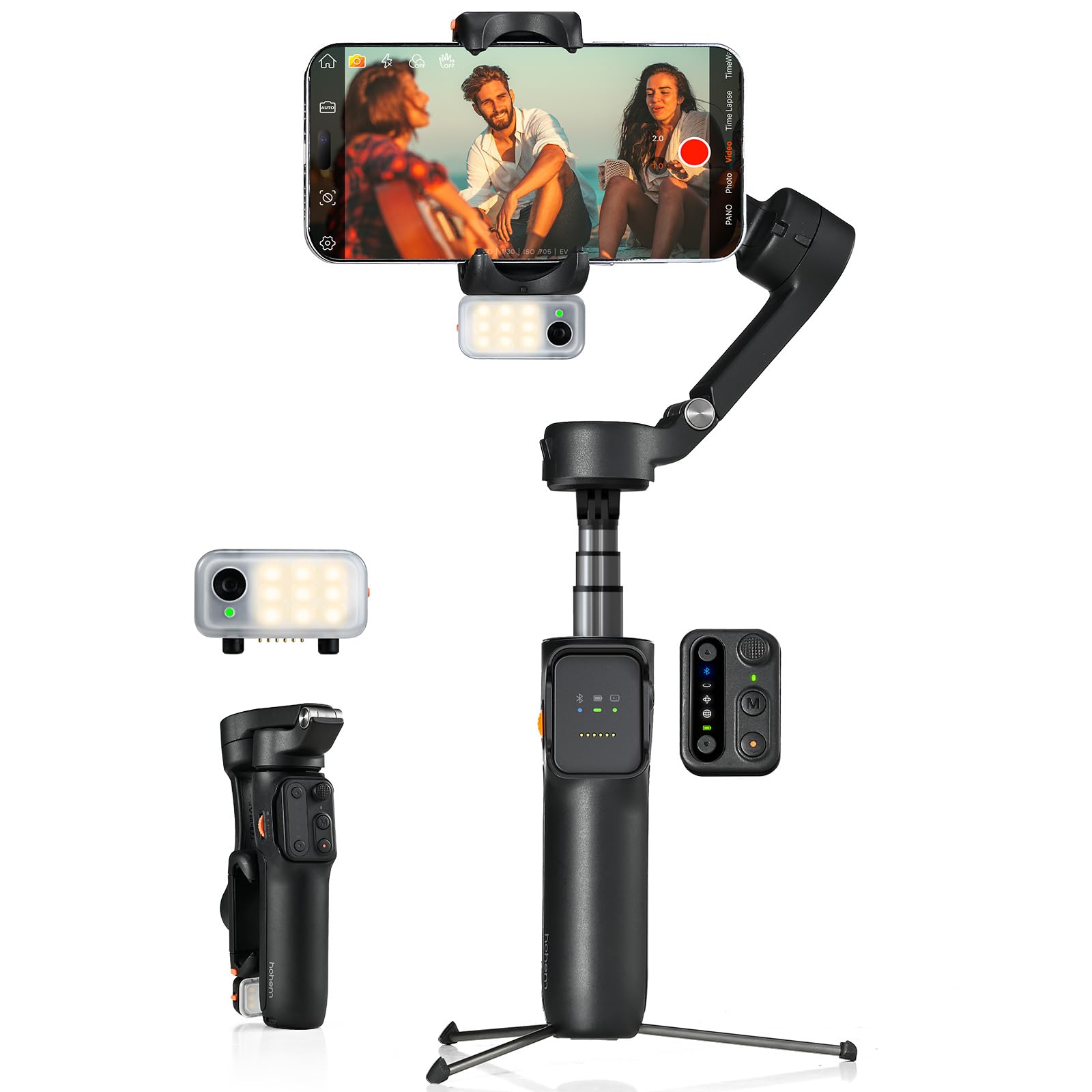Amazon.co.jp: hohem X3 SE ジンバル 3軸スマホジンバル 着脱式