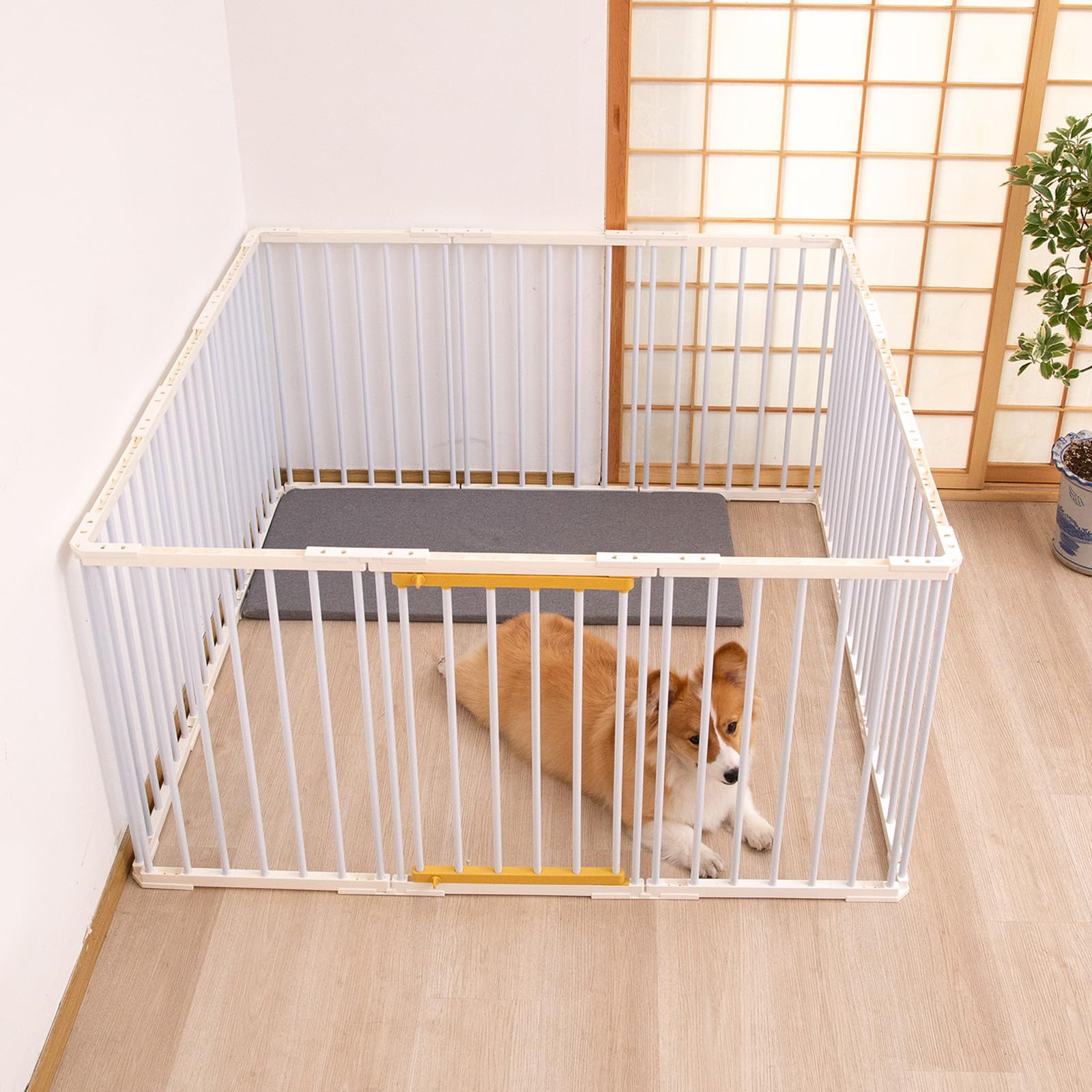 ペットサークル 犬 ゲージ 中型犬 ドア付き 幅168*奥行84*高70cm imgrc0086483154.jpg