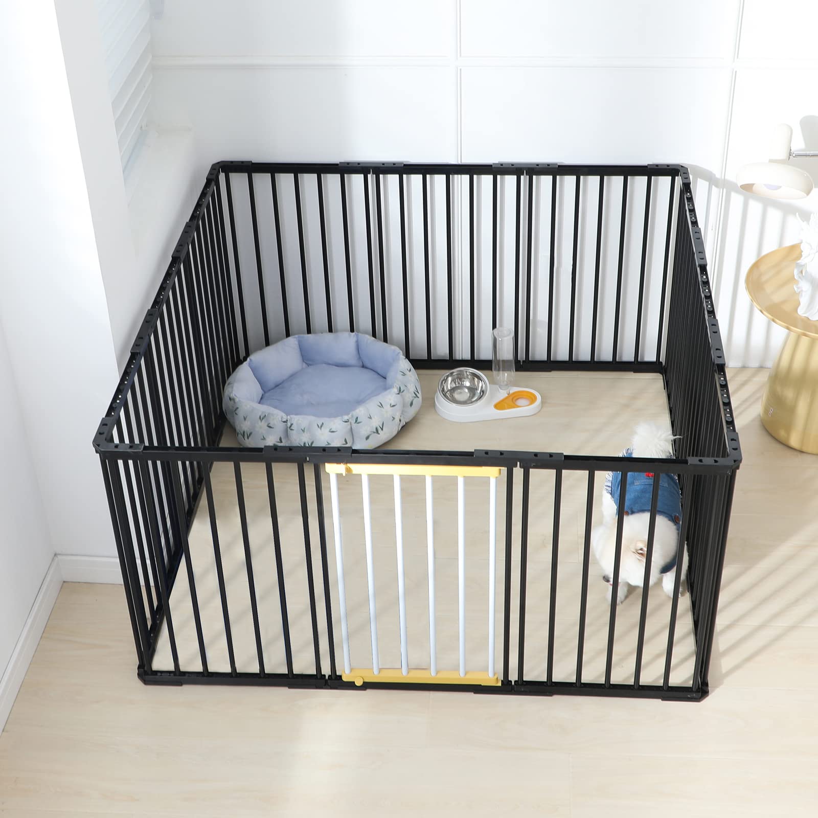 ペットサークル 犬 ゲージ 中型犬 ドア付き 幅168*奥行84*高70cm Amazon | ペットサークル 犬 ゲージ 中型犬 ドア付き 幅168*奥行