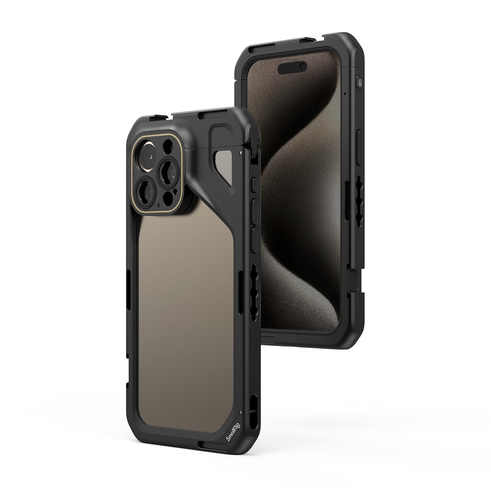 SmallRig スタビライザー　iphone 15 pro max Amazon.com: SmallRig Single Handheld Phone Cage Kit for