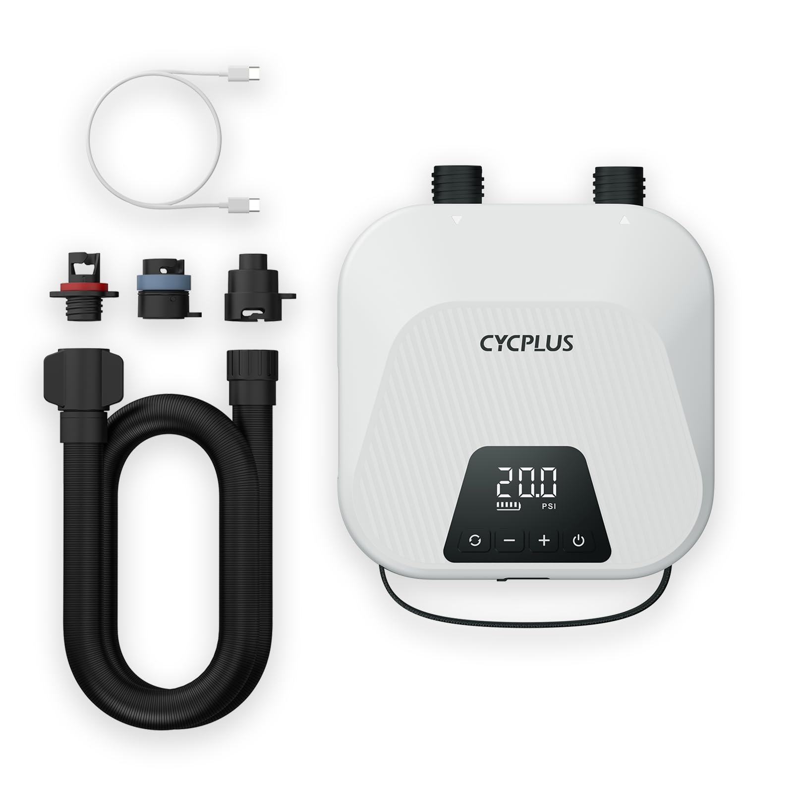 楽天市場】TOPUMP充電式SUPエアポンプTPS300、20PSIオートオフ機能付き