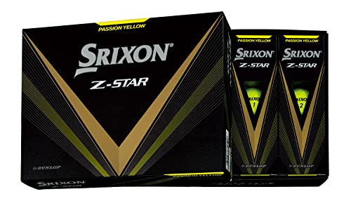ダンロップゴルフボール SRIXON Z-STAR 2023年モデル 1ダース(12個入り) プレミアムパッションイエロー