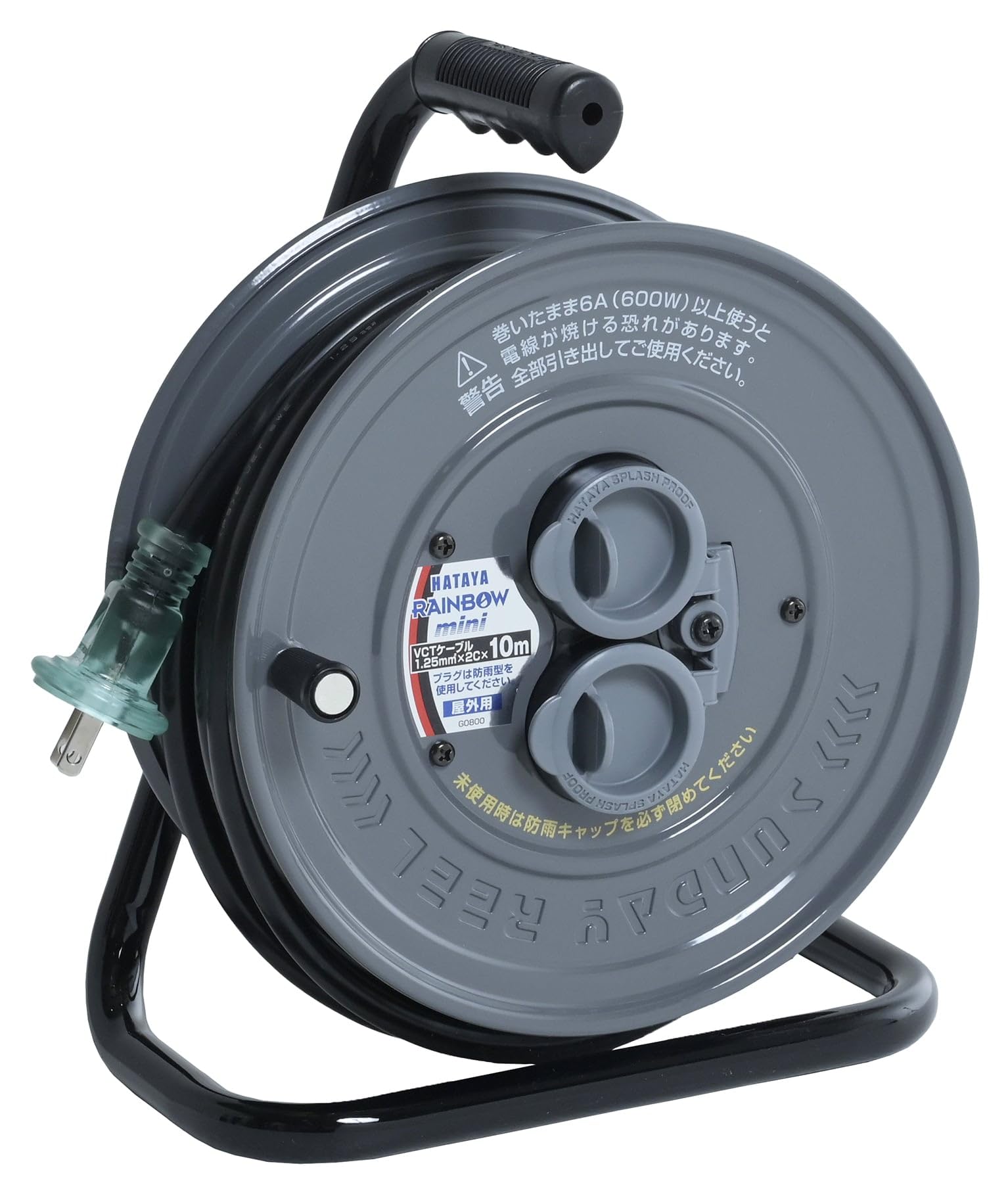 ハタヤ　コードリール‼️30M ハタヤ (HATAYA) コードリール 屋内用 100V型 コード30m 太さ