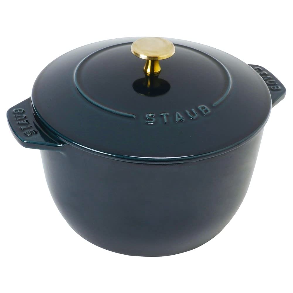 Staub ラ・ココット de GOHAN L ブルーベリー Amazon｜staub ストウブ 「 ラ ココット de GOHAN ブルーベリー L 20cm