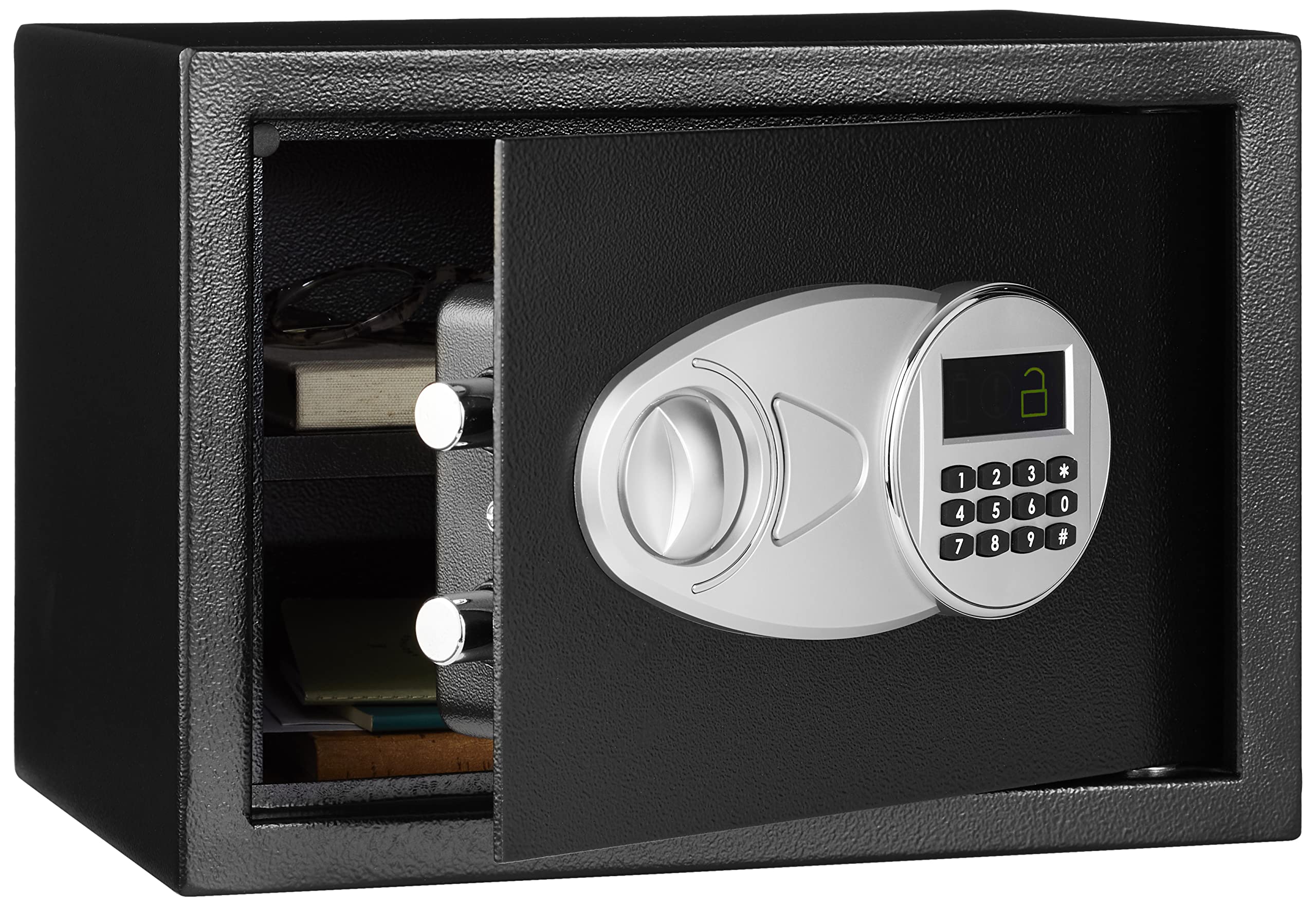 Amazon 金庫 家庭用電子式 テンキー式 43L Amazon.co.jp: Amazonベーシック 金庫 家庭用 業務用 電子式