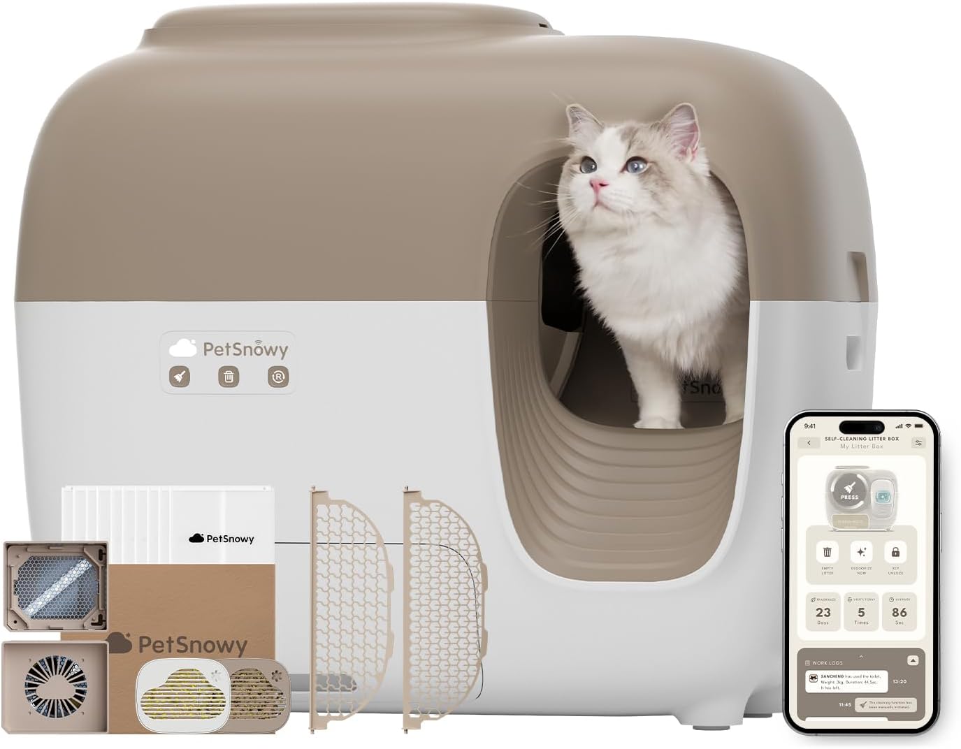 PetSnowy 猫 自動トイレの製品写真