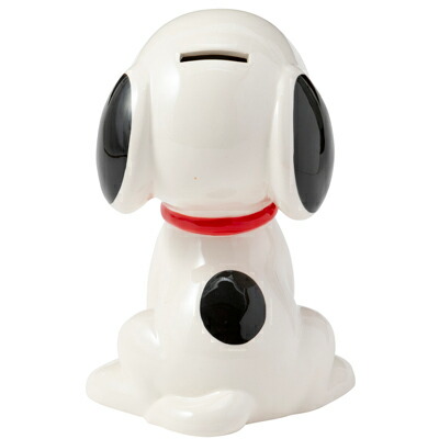楽天市場 スヌーピー 貯金箱 大 お座りバンク おかいものsnoopy 楽天市場店