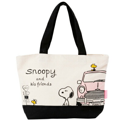 楽天市場 スヌーピー ミニトートバッグ ドライブ おかいものsnoopy 楽天市場店