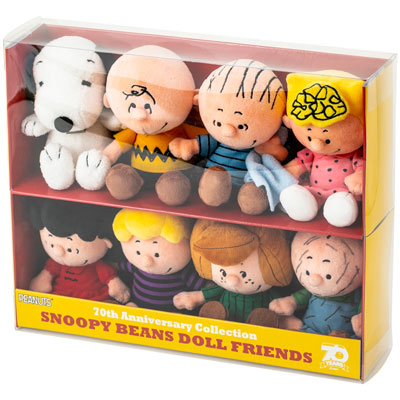 新作のpeanuts 70th 70th Peanuts ソフトビーンドールセット おかいものsnoopy コレクション 店 人気沸騰ブラドン返品ok の