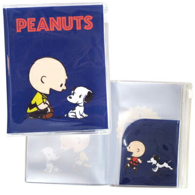 スヌーピー パスポートケース お座り 70th ラブリーファンシー