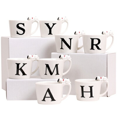 楽天市場 スヌーピー フィギュア付きイニシャルマグスヌーピー マグカップ イニシャル マグ イニシャルマグカップ 陶器 コップ 食器 シンプル ギフト 贈り物 キッチン雑貨 Snoopy スヌーピーグッズ おしゃれ かわいい キャラクター グッズ 大人 向け プレゼント おかい