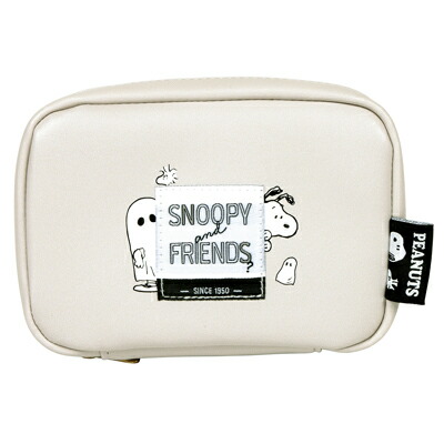 楽天市場 スヌーピー スクエアポーチ おばけシリーズ グレー スヌーピー ポーチ スクエア スクエア型 スクエアポーチ 化粧ポーチ 小物入れ 大きく開く コスメポーチ 合皮 Snoopy おばけ スヌーピーグッズ おしゃれ かわいい キャラクター グッズ 大人 向け プレゼント