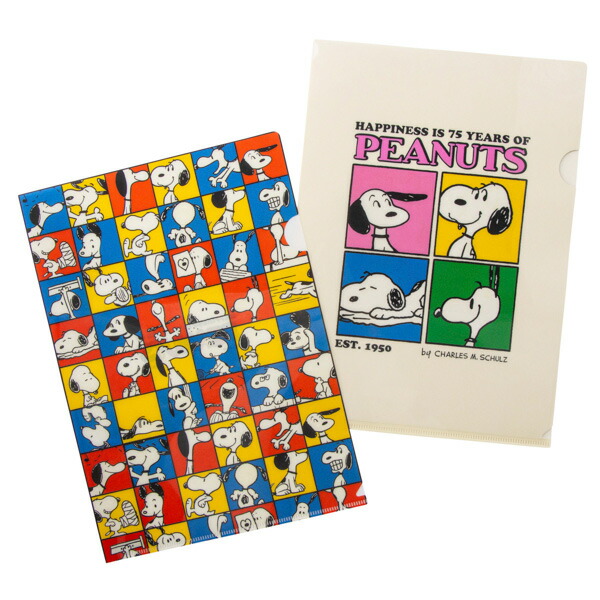 2　スヌーピー（SNOOPY）　60周年　クリアファイル　スヌーピータウン　レア 2 スヌーピー（SNOOPY） 60周年 クリアファイル スヌーピー